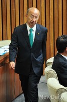 [포토]기관보고 마친 '문형표' 보건복지부장관