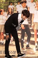 [포토]드라마 하이스쿨, 90도 배꼽인사 하며 무대에 오르는 남우현