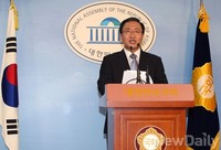 [포토]재보선 출마를 선언한 노회찬 정의당 전 대표