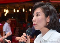 [포토]동작을 재보궐 선거 출마선언한 나경원