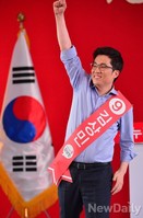 [포토]지지호소하는 김상민 후보
