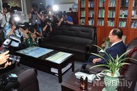 [포토]기자회견 가지는 황우여 교육부장관 내정자