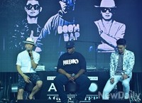 [포토]데뷔16년차 다이나믹듀오, DJ프리미어와 첫 기자회견