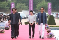 [PiFan]판타스틱영화제 입장하는 안성기