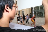 [포토]북한인권법 촉구를 외치는 청소년 애국단체회원