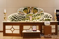 [포토]장례식장에 마련된  故유채영의 빈소