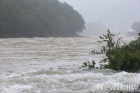 12호 태풍 '나크리' 영향 지리산일대 많은 비