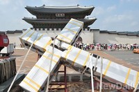 광화문 일대 프란치스코 교황 시복식 준비 한창