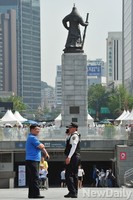 [포토]교황 시복식 준비로 분주한 경찰