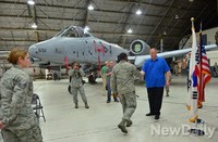 [포토]오산공군기지 찾은 美국방부 부장관..다음 일정은 일본