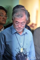 [포토] 광화문 단식중단 선언하는 문재인 의원