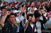 [포토] 세월호 특별법 촉구에 나선 민주노총