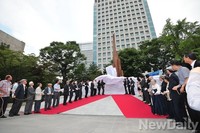 ‘조선어학회 사건’ 애국선열 33인 기념탑 제막식