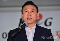 [포토] 아마추어e스포츠대회KeG, 축사하는 구본영 천안시장