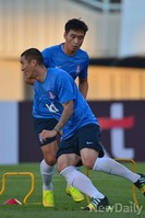 [포토] 이동국-차두리, 노장들의 구슬땀