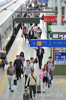 [포토] 민족대이동 추석, 서울역 북적북적