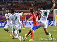 [포토] 한국 축구, 사우디 상대로 어렵게 승리
