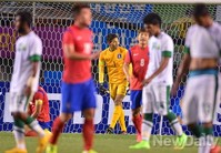 [포토] 한국-사우디戰 선방 펼친 골키퍼 김승규