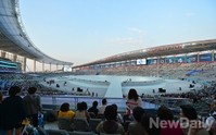 [인천AG] 아시안게임 개막식 앞둔 인천아시아드주경기장
