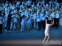 [인천AG] 아시안게임 성화 든 박찬숙