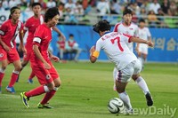 [인천AG] 후반 교체 투입된 김수경의 개인기