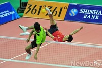 [인천AG] 세팍타크로 남자 결승, 미얀마에 0-2로 패배