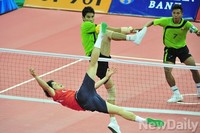 [인천AG] 세팍타크로 남자결승, 미얀마에 0-2로 패배