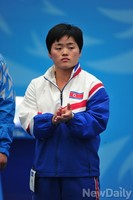 [인천AG] 여자역도 63kg급 소개되는 북한 조복향 선수