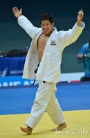 [인천AG] 승리 세리모니 김재범