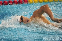 [인천AG] 400M 결승, 박태환 중반이후 체력저하