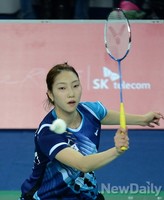 [인천AG] 성지현, 여자 단식 배드민턴 8강