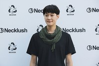 [포토] 넥러쉬 런칭 행사장에 나타난 모델 휘황