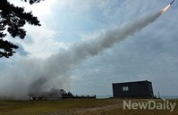 [포토] 적기를 향해 날아가는 패트리어트 미사일