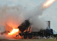 [포토] 불 뿜는 패트리어트의 위용