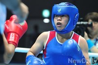 [인천AG] 여자복싱 플라이급 북한 이향미 8강진출