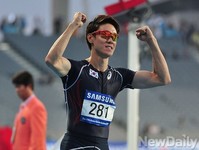 [인천AG] 육상 男 400M 예선, 성혁제 준결승 진출