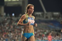 [인천AG] 女100M, 결승 진출한 카자흐스탄 빅토리아