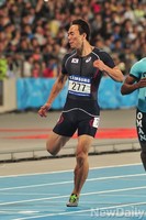 [인천AG] 육상 男 100M, 김경수 '온힘을 다해 골인'