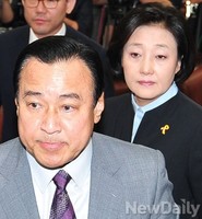 [포토] 이완구-박영선 원내대표, 세월호 유가족과 면담