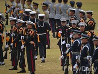 [포토] 국군의날 기념행사하는 의장대