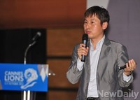 [포토] 칸 국제광고제 강연나선 제일기획 김윤호 프로