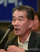 [포토] 부패정치개혁 국민행동, 발언하는 강재천 본부장