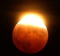 [포토] 개기월식, 타오르는 달