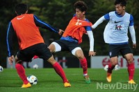 [포토] 축구대표팀 연습은 실전 처럼