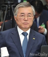 [2014국감] 독오른 얼굴로 국감장에 나온 문재인 의원