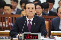 [2014국감] 의원들의 질문에 답하는 박창명 병무청장