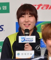 [KOVO] 시즌포부 밝히는 현대건설 염혜선 선수