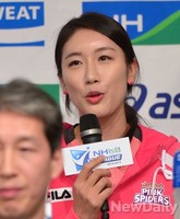 [KOVO] 시즌 각오 밝히는 흥국생명 김혜진 선수