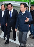 [판교 사고] 사고대책본부 방문한 서청원-남경필