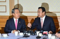 [포토] 국회에서 만난 여야 원내대표